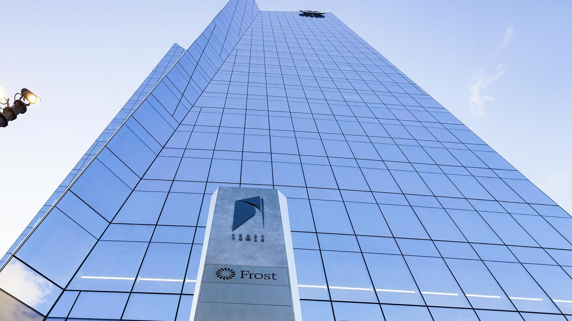Frost Tower environmental branding, San Antonio